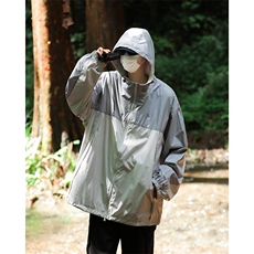 F333-P42夏季宽松连帽休闲夹克日系复古户外透气防晒衣男现货，男装防晒衣，星座512-6