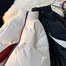！2025新款加厚棉服冬季拼色情侣立领棉衣CM98812-P70特，男装棉衣，星座815A