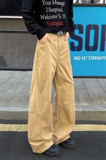 8XL-M工装裤男秋季日系男直筒宽松阔腿休闲弯刀裤子男K9177P65，男装工装外套，电商D206-1
