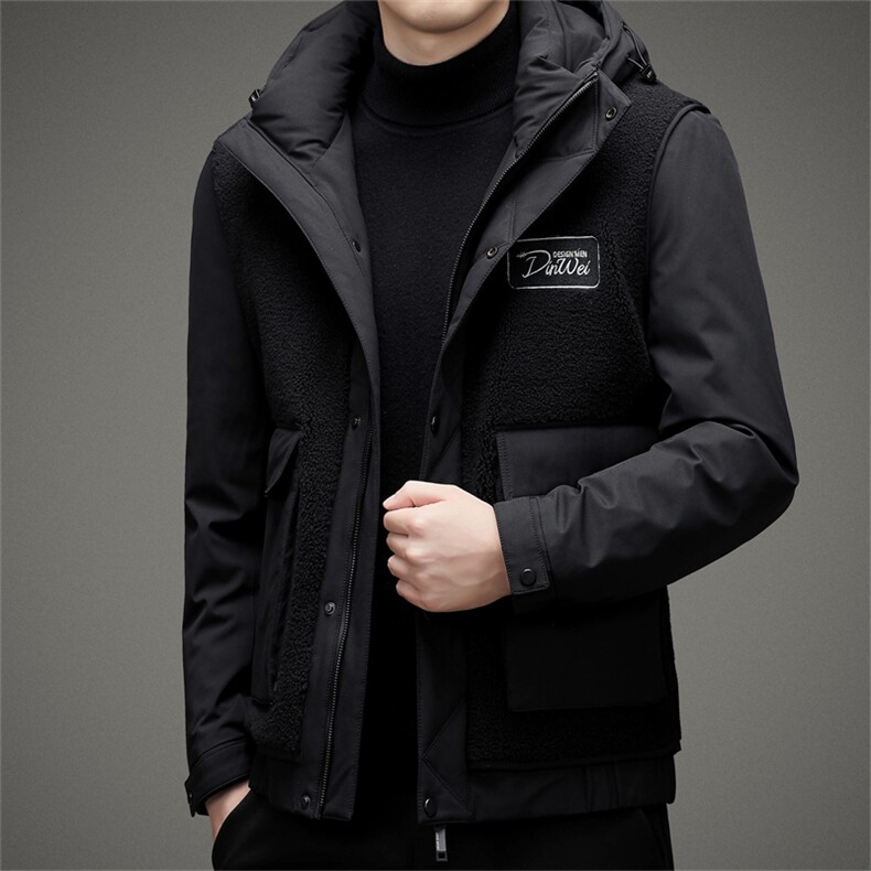 BAMJ-8971钱塘2020-2中年男士冬季厚款商务休闲百搭羽绒服P315,男装羽绒服,钱塘207-2