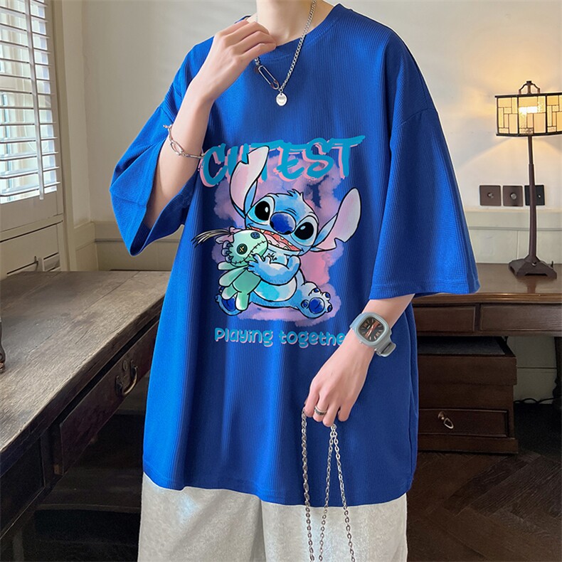 华夫格t恤男短袖男大码五分袖酒店风HT73335-P22,男装T恤,电商A040