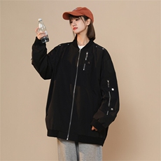 春秋款金属多拉链防水夹克棒球服X1213-DY149-P80，男装夹克，星座1213