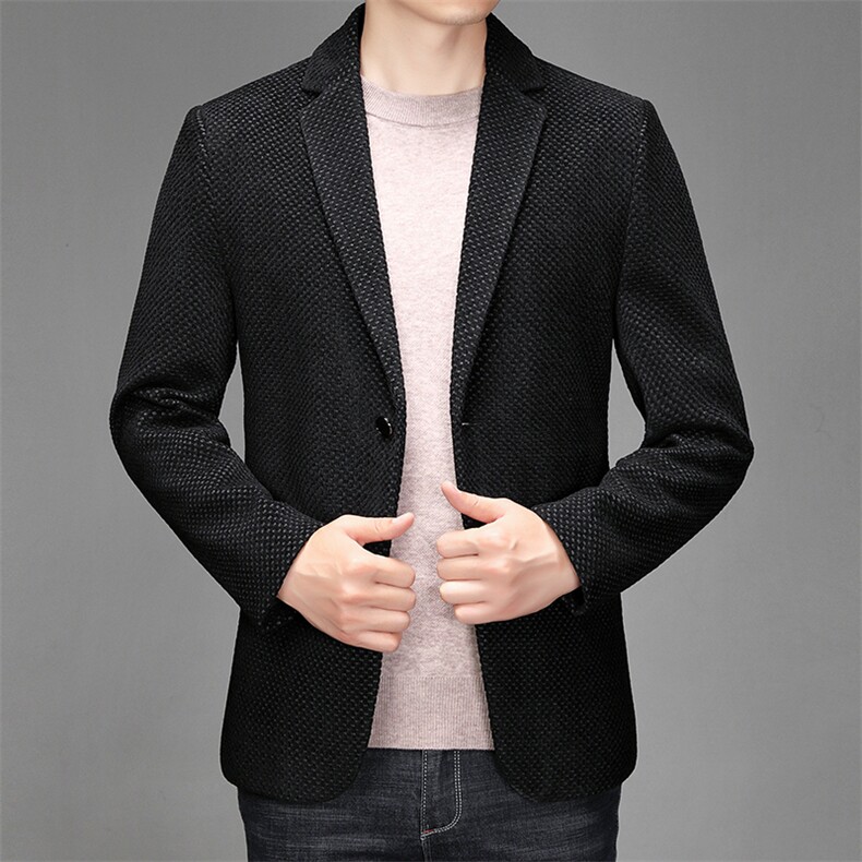 V3205钱塘2020-3秋季中老年男装休闲西服时尚百搭外套P155图片