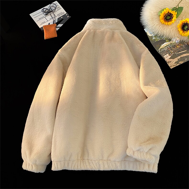 冬季仿兔毛棉衣D3124-TP95168潮牌立领外套夹棉保暖棉服男,男装棉衣,电商A102