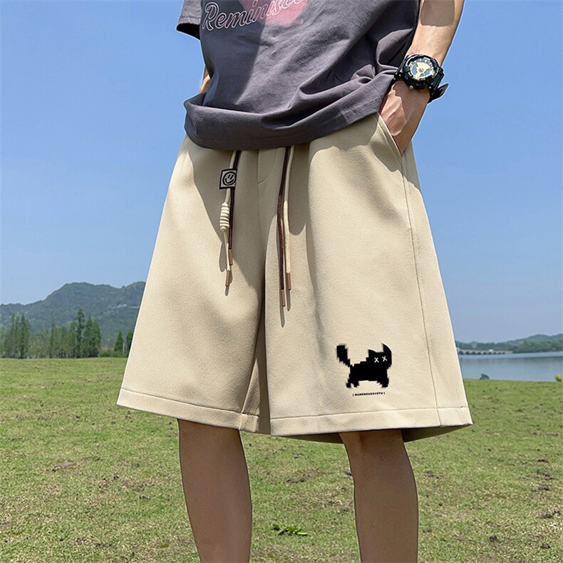 已注册新款直播抖音得物品质菠萝格运动男休闲短裤K082P30,男装牛仔裤,电商C408-1(原B339-1)