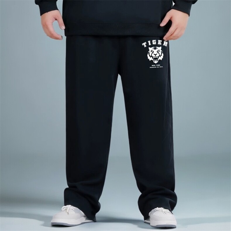 1506-1/XL-AW1321/P44超大码加绒运动裤冬季保暖胖子专属直筒长裤,男装棉衣,星座1506-1