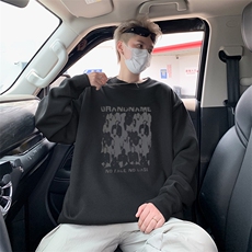 美式复古人像印花卫衣学生休闲卫衣AW1150P35，男装卫衣，星座1116-2