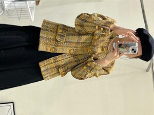韩系小香风外套图片