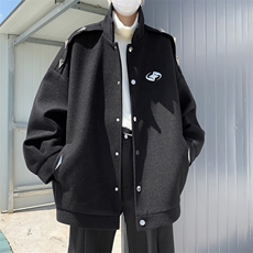男装呢料夹克2026秋冬季新款毛呢大衣男生外套XZ514-2-F611-P135，男装夹克，星座514-2(原B239)