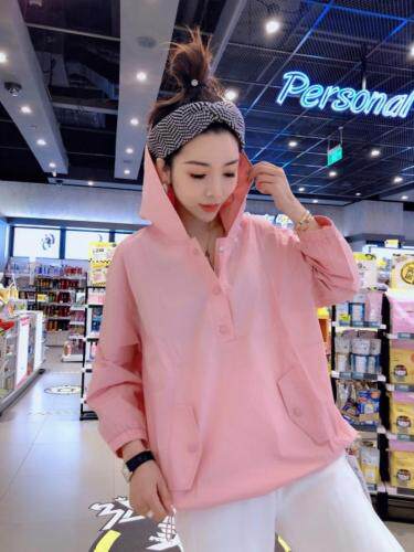 一杭带帽防晒服，四色超赞，女装，一杭