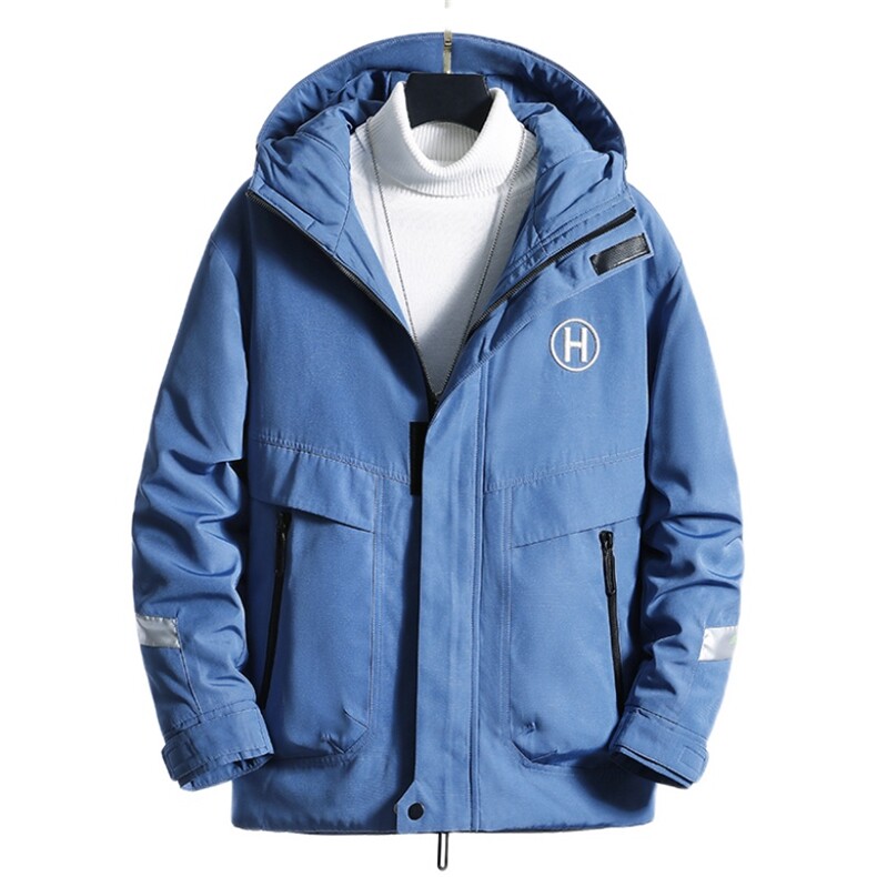 男士休闲连帽加厚保暖棉衣外套棉服棉袄冬季防寒开衫男装M988P75,男装棉衣,电商B226-2（原B217-2）