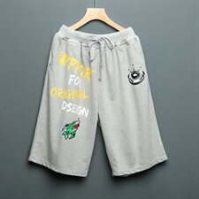 宽松男生百搭运动时尚短裤夏季潮流休闲裤五分裤加肥大码590款，男装休闲裤，星座802
