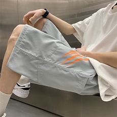工装裤五分裤春秋宽松型潮休闲裤男简约青春流行时尚潮牌DK98P30，男装休闲裤，星座410-2