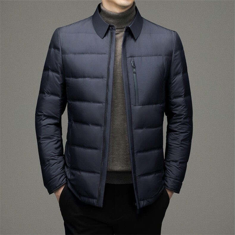2023冬季休闲男士羽绒服青年男装加厚保暖90%白鸭绒ZL2277-P245,男装羽绒服,星座1105-3