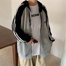 2021新款卫衣男连帽宽松港风情侣装开衫外套女休闲-WY20169，男装卫衣，星座601-1