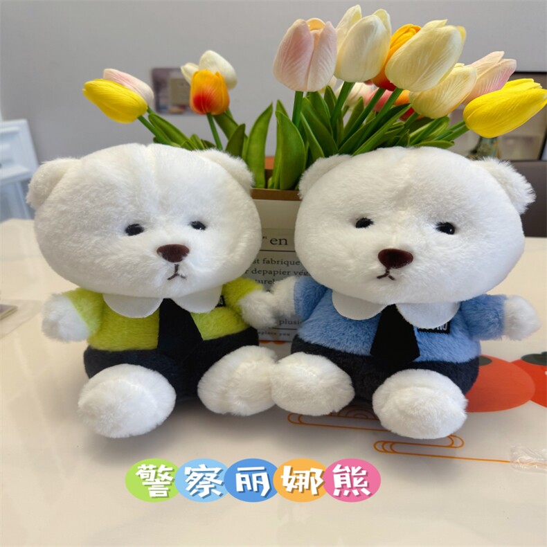 警察熊，乐嘉毛绒玩具