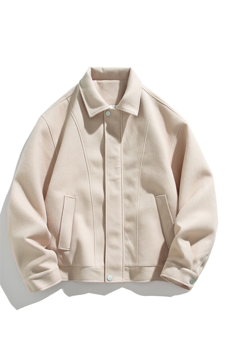 呢料拼接夹克外套潮牌情侣休闲宽松大码男女J7225-P70【特价】,男装夹克,电商A007