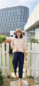 纯苎连衣裙小衫裤子裙子衬衣 时尚风 风淑女风休闲风,女装连衣裙,川哲