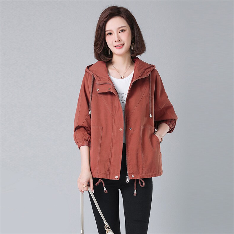 2023春款新品风衣外套-761款棉,女装风衣,秋牧寒烟