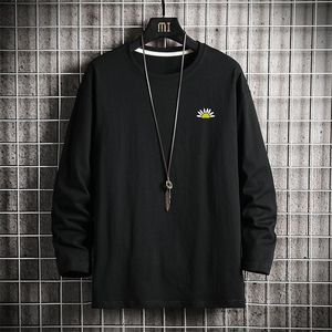 TX3089-P25 加绒-P35 纯长袖t恤男大码圆领打底衫体恤上衣服图片