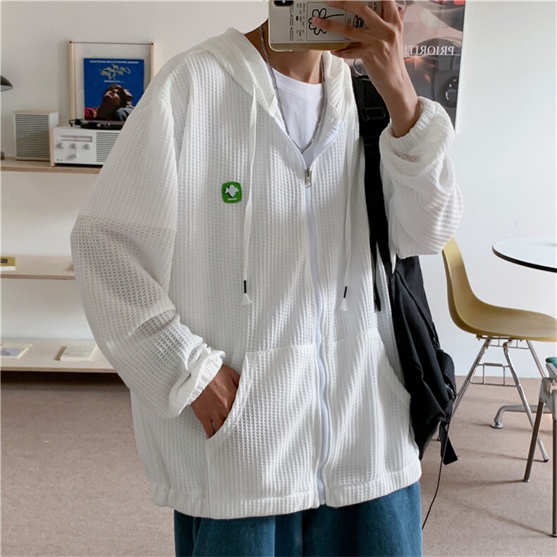防晒衣男超薄透气冰丝夏季男防晒服男2022开衫外套F08505-P40图片