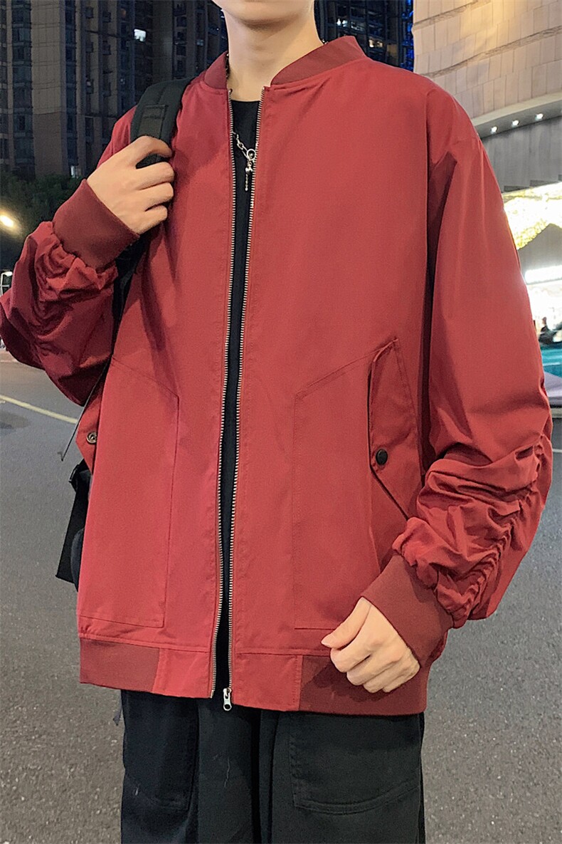春季飞行服夹克外套男简约休闲百搭棒球服上衣迷彩P65JK837-P60,男装夹克,电商B306