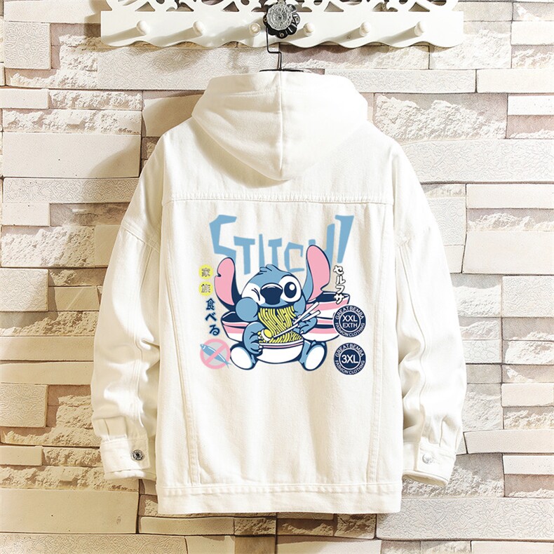 2021春秋装新款男士牛仔夹克情侣宽松百搭外套白色上衣J，男装夹克，星座1103-1