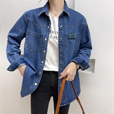 YZ2022春装系列牛仔衬衫外套上新，女装衬衫，Y·Z 羽倬