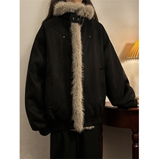 主推冬季新款宽松/座山雕加厚外套潮加厚棉衣XZ102B-1M803-P125，男装棉衣，星座102B-1