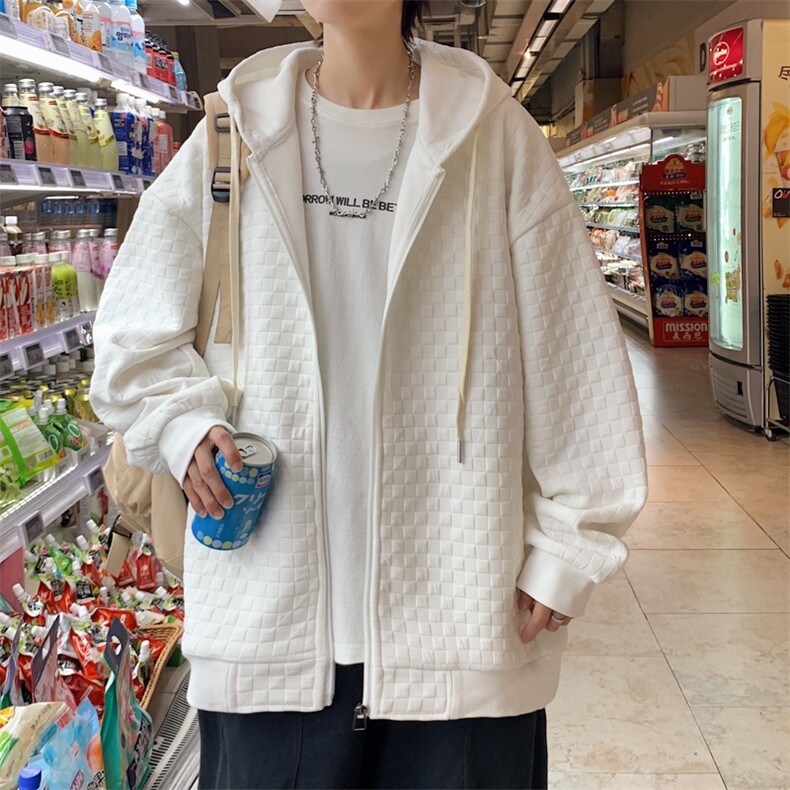 【新品】8855-P582026年春季新款开衫连帽卫衣男休闲宽松百搭,男装卫衣,星座1206-1（原A206-1）