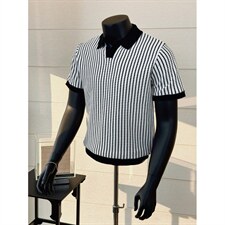 针织翻领拼色针织打底衫上衣T恤K86012-P55，男装T恤，星座1012-1