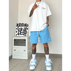 8色多巴胺男士短裤潮流夏季薄款透气速干裤DK21P20控38，男装牛仔裤，星座417-3