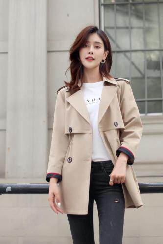 风衣，女装风衣，千娜利