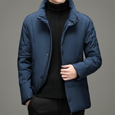 BEYR6629970钱塘2020-2中年男士冬季厚款时尚休闲立领羽绒服P250，男装羽绒服，钱塘207-2
