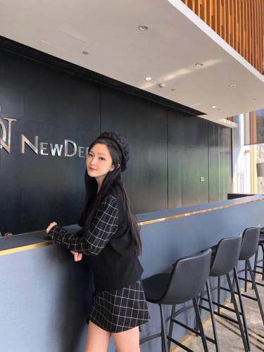 【2021ss新款】新春个性套装，拼接小西服，女装职业装，UMANCITY