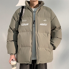 2024冬季新款光影墙大码印花立领棉衣M-5XHM24549-21-特P50，男装棉衣，电商A022