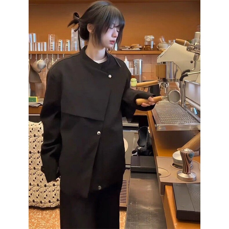 新中式垫肩斜门襟西服夹克JK0111-P70,男装夹克,星座313A(原308A-2)