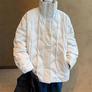 棉服男韩版潮流高街帅冬季保暖百搭2024新款ins宽松外套MF306-P90图片