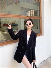 字母西装，女装西装，吉之红