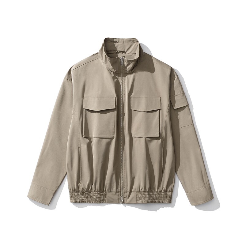 1立领多口袋工装大码M-5XL夹克男:100%聚酯纤维JK77987P85控138,男装夹克,星座226-2