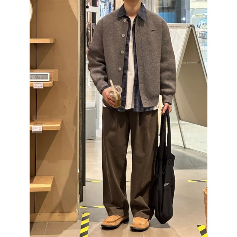 毛衣开衫86788-P65控109、35.6晴纶14.6锦纶49.8聚酯纤维,男装针织衫/毛衣,星座1302