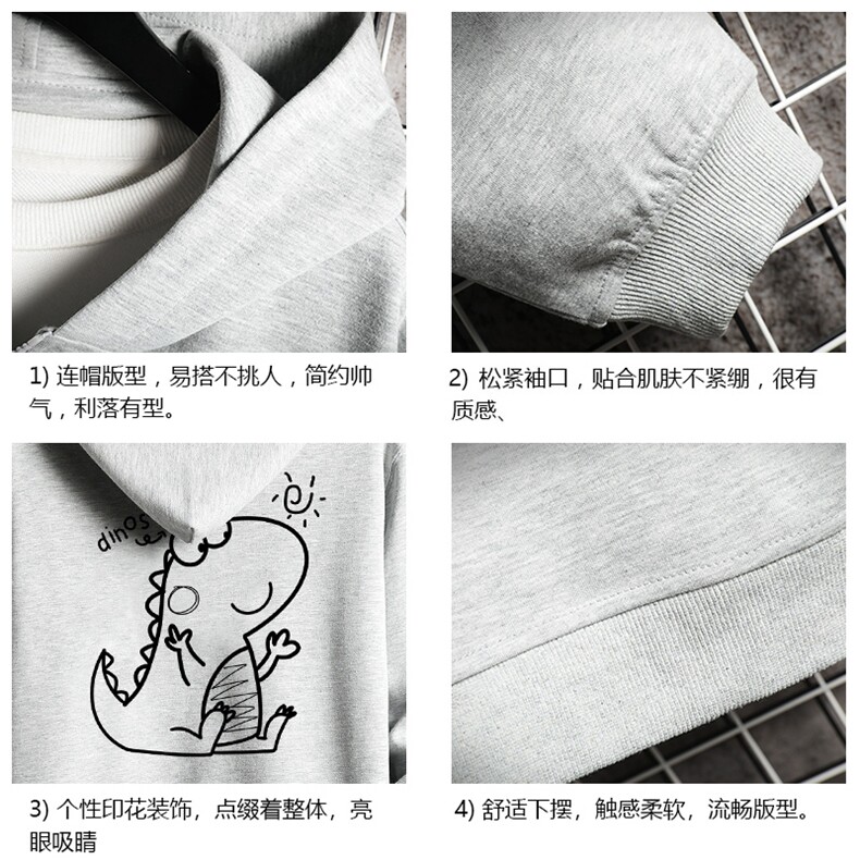 KS21172-P38加绒款-P43连帽开衫卫衣男运动外套大码班服网格,男装卫衣,电商A040A