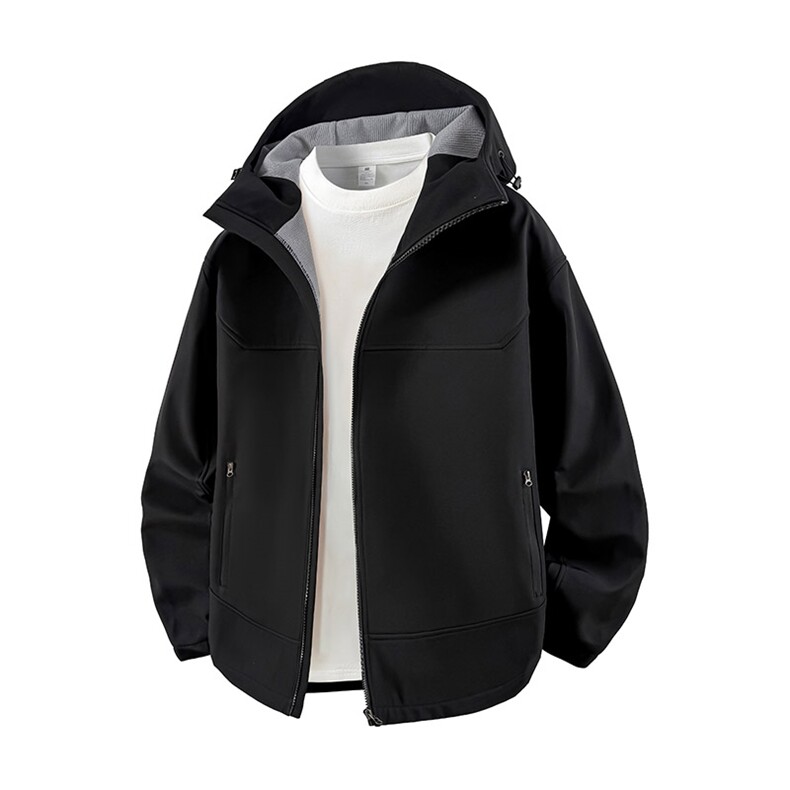 新款男女高品质户外登山服青少年学生冲锋衣夹克外套HS6611-P80,男装夹克,星座1206（原A206）