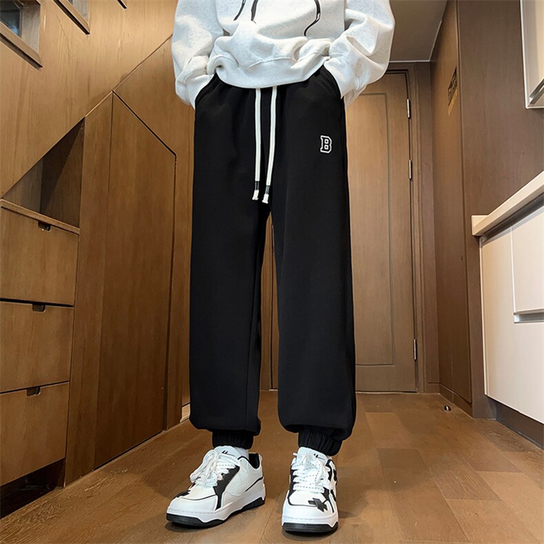 供抖音高品质 现货主推休闲裤男束脚裤子416B-1-KL750-特P45限78图片