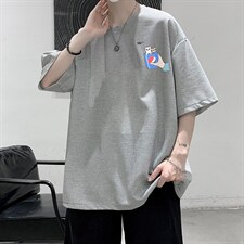 HT73262-P22华夫格t恤男短袖男大码五分袖大皂风，男装T恤，电商A040