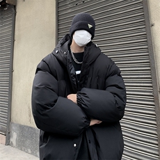 冬季新款连帽面包服潮流宽松加厚保暖棉衣外套，男装棉衣，星座410-6（原星座1304-1）