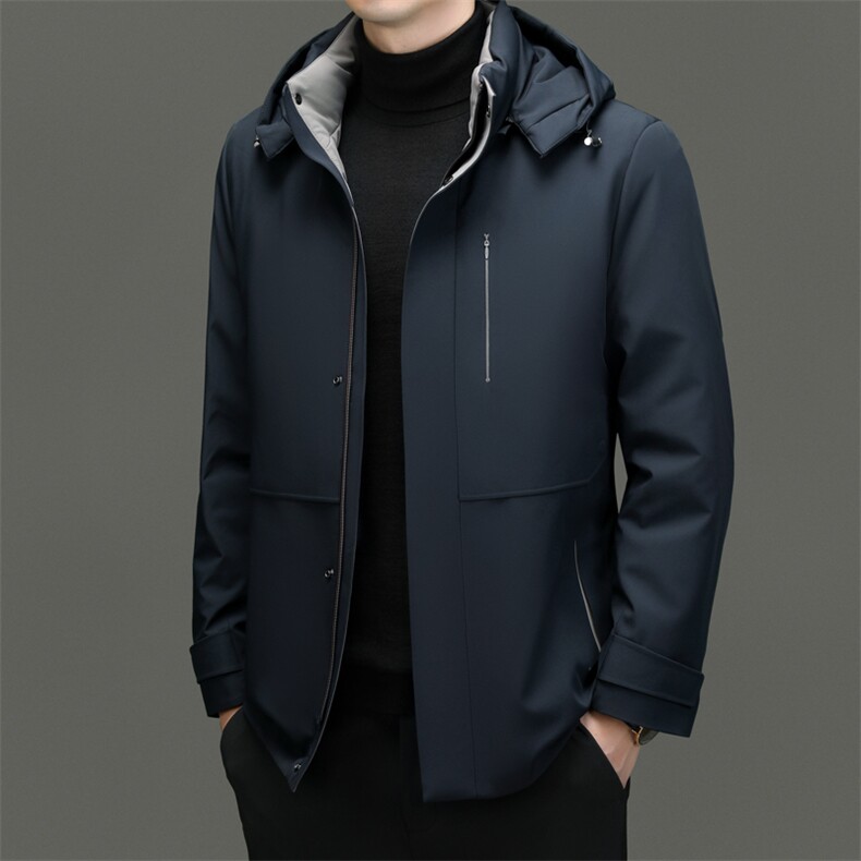 C9708钱塘2020-2商务休闲简约百搭冬季中年男士羽绒服P315,男装羽绒服,钱塘207-2