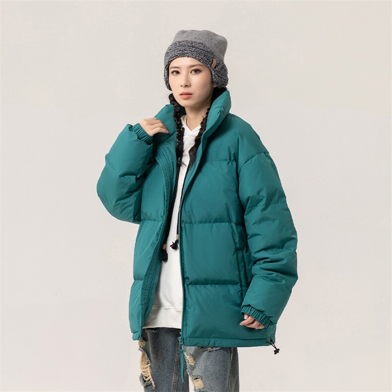 新标白鸭绒简约休闲立领外套纯色潮流加厚羽绒服ESY0215-P150,男装羽绒服,电商B306