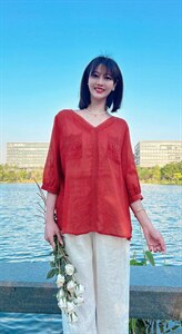 纯苎连衣裙小衫裤子裙子衬衣 时尚风 风淑女风休闲风，女装连衣裙，川哲