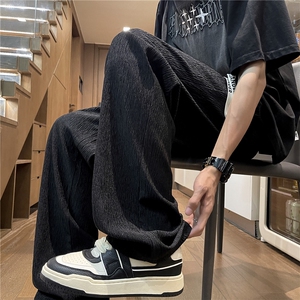 夏季冰感裤子男宽松休冰丝裤061-EX50303-特30-限58-聚酯纤维图片